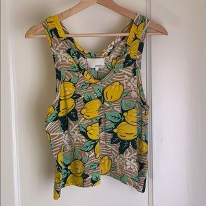 3.1 Phillip Lim Lemon Cropped Tank Top